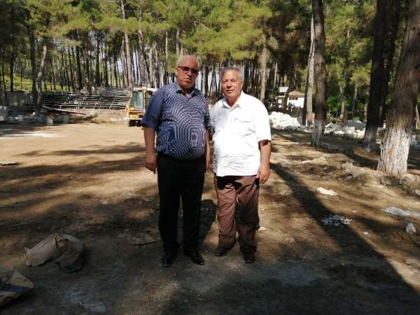 Yayladağ Belediye Başkanı Mustafa Sayın: 'Aba Güreşi'ne hizmet için ormanda tesi
