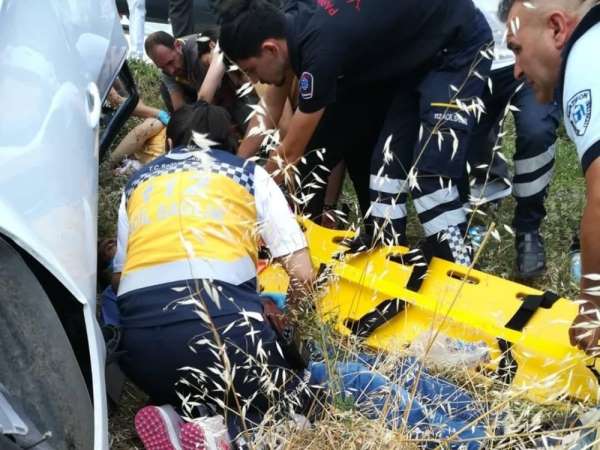 Amasya'da trafik kazası: 5 yaralı 