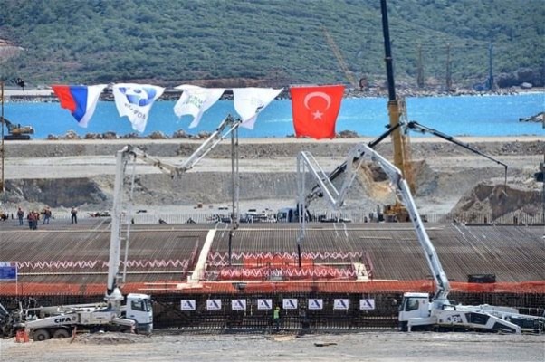 Akkuyu Nükleer Santrali İçin İlk Harç Atıldı