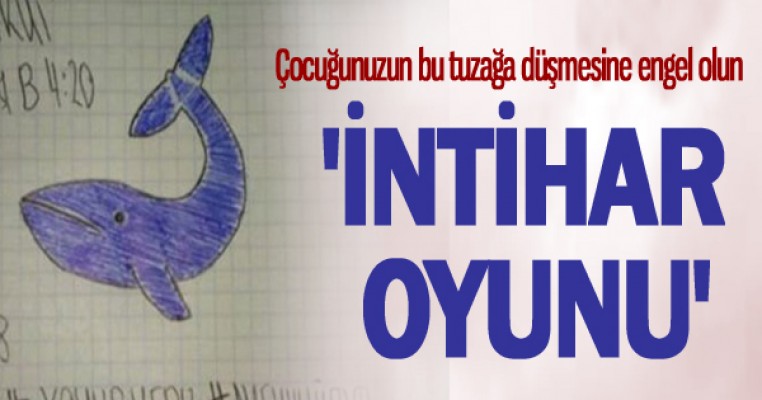 `İntihar oyunu` Mavi Balina