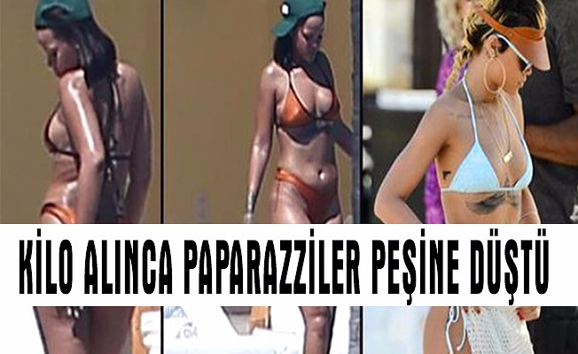 Kilo Alan Rihanna Paparazzilere Yakalandı