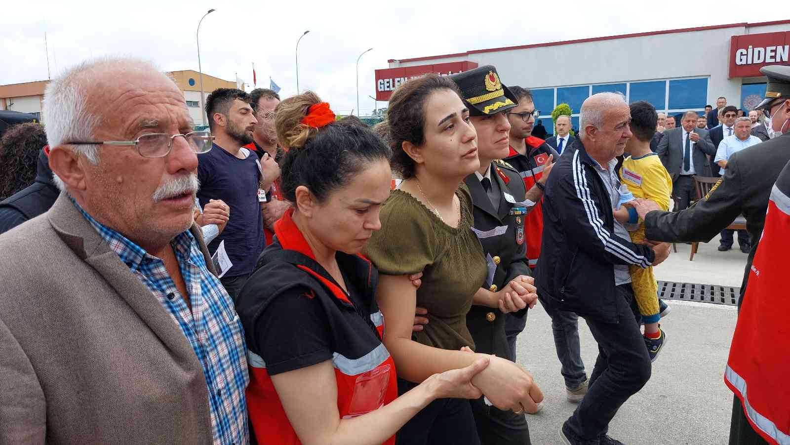 Ordulu şehit Samsun'da gözyaşları içinde karşılandı
