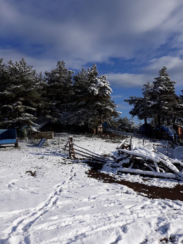 Samsun'da 23 Mayıs'ta kar sürprizi
