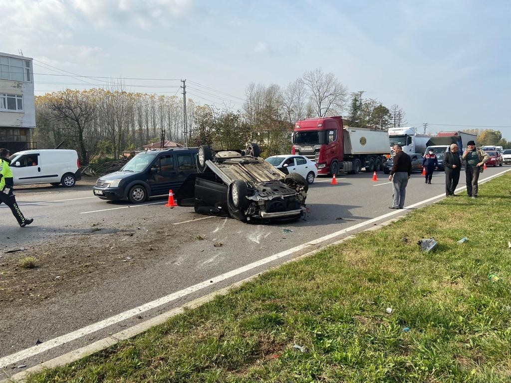 Samsun'da feci kaza: 1 ölü, 1 yaralı
