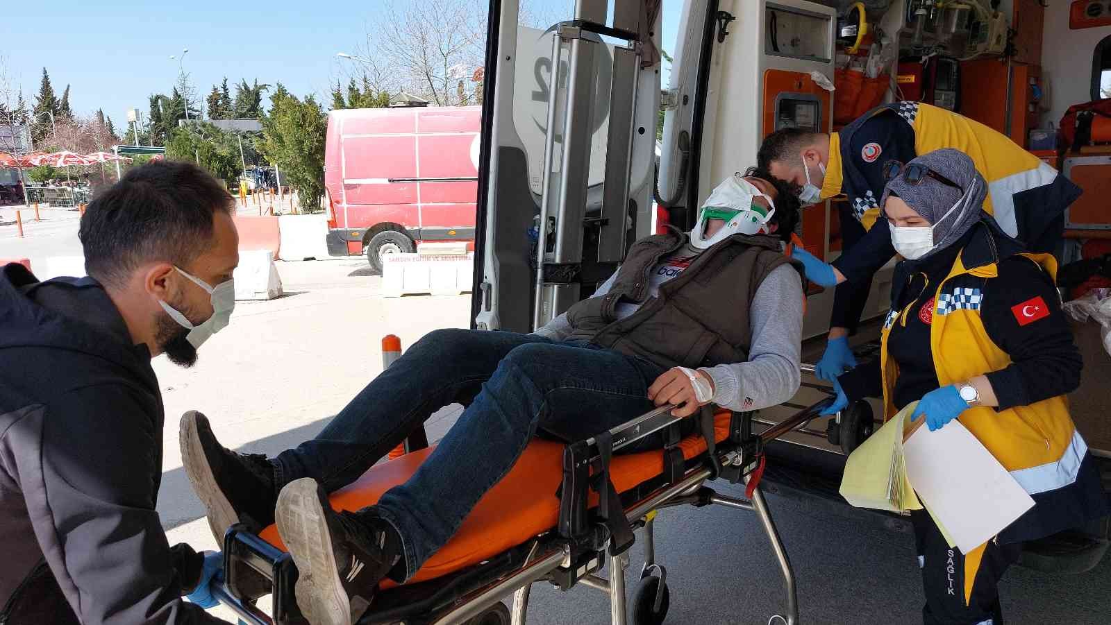Samsun'da 3 aracın karıştığı zincirleme kaza: 1 yaralı

