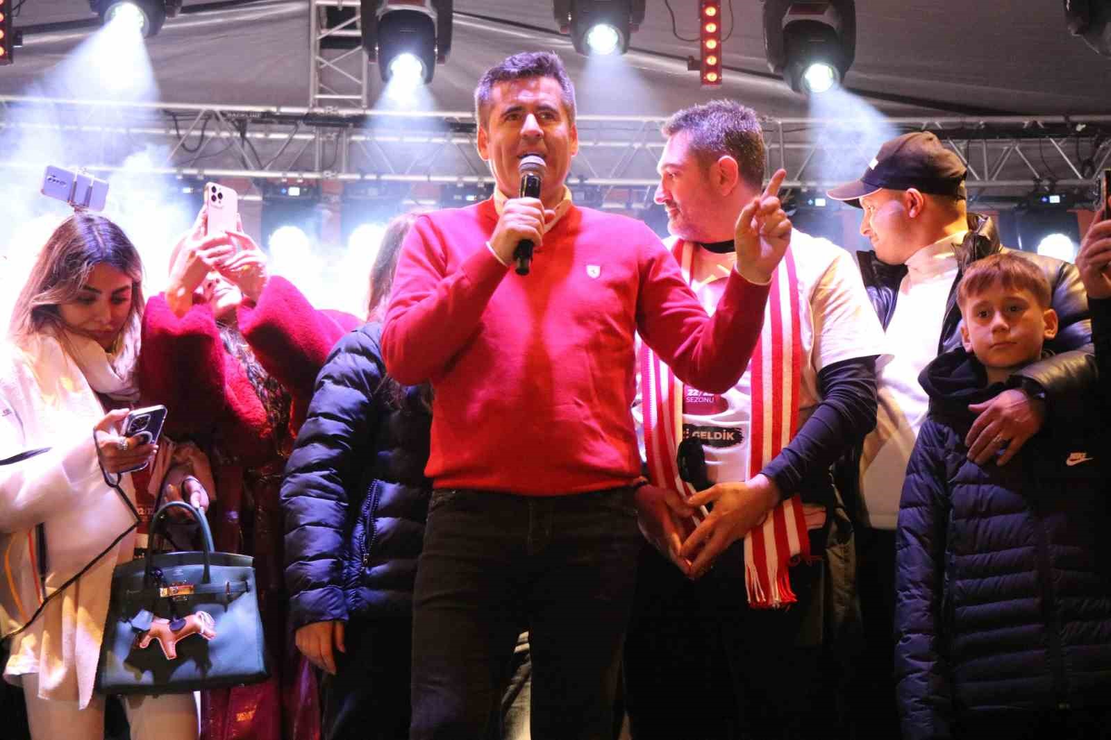 Samsunspor'dan coşkulu şampiyonluk kutlaması
