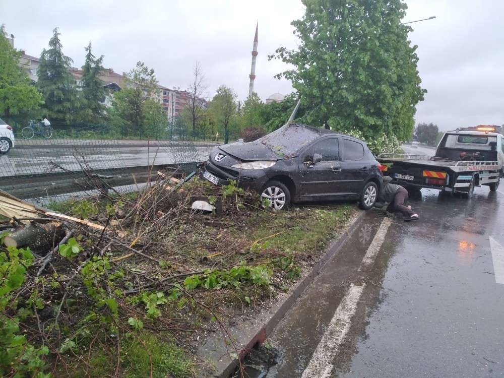 Samsun'da trafik kazası: 2 yaralı
