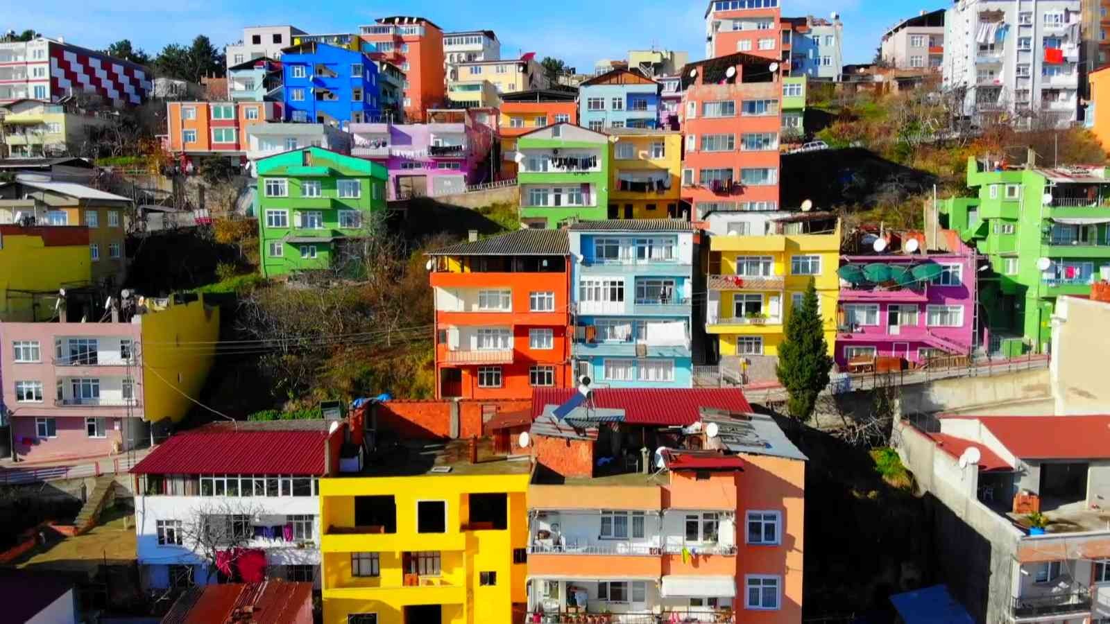 Samsun'un rengarenk evleri TEKNOFEST'e de renk katmak istiyor
