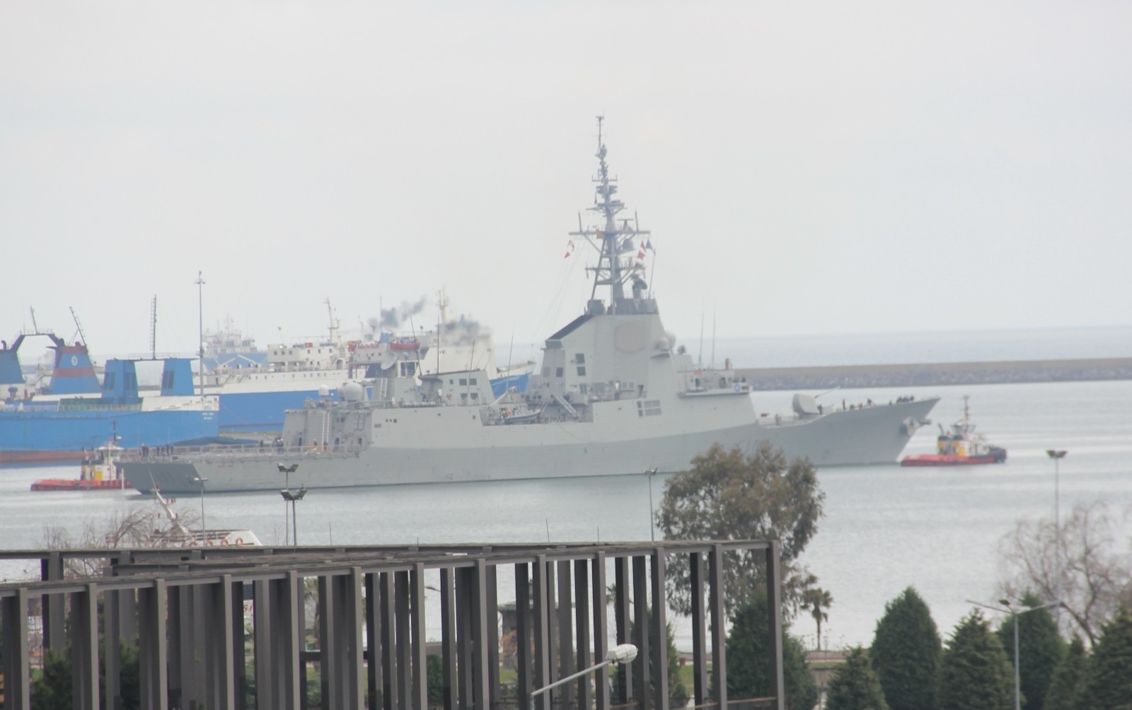 NATO gemileri Samsun'dan ayrıldı
