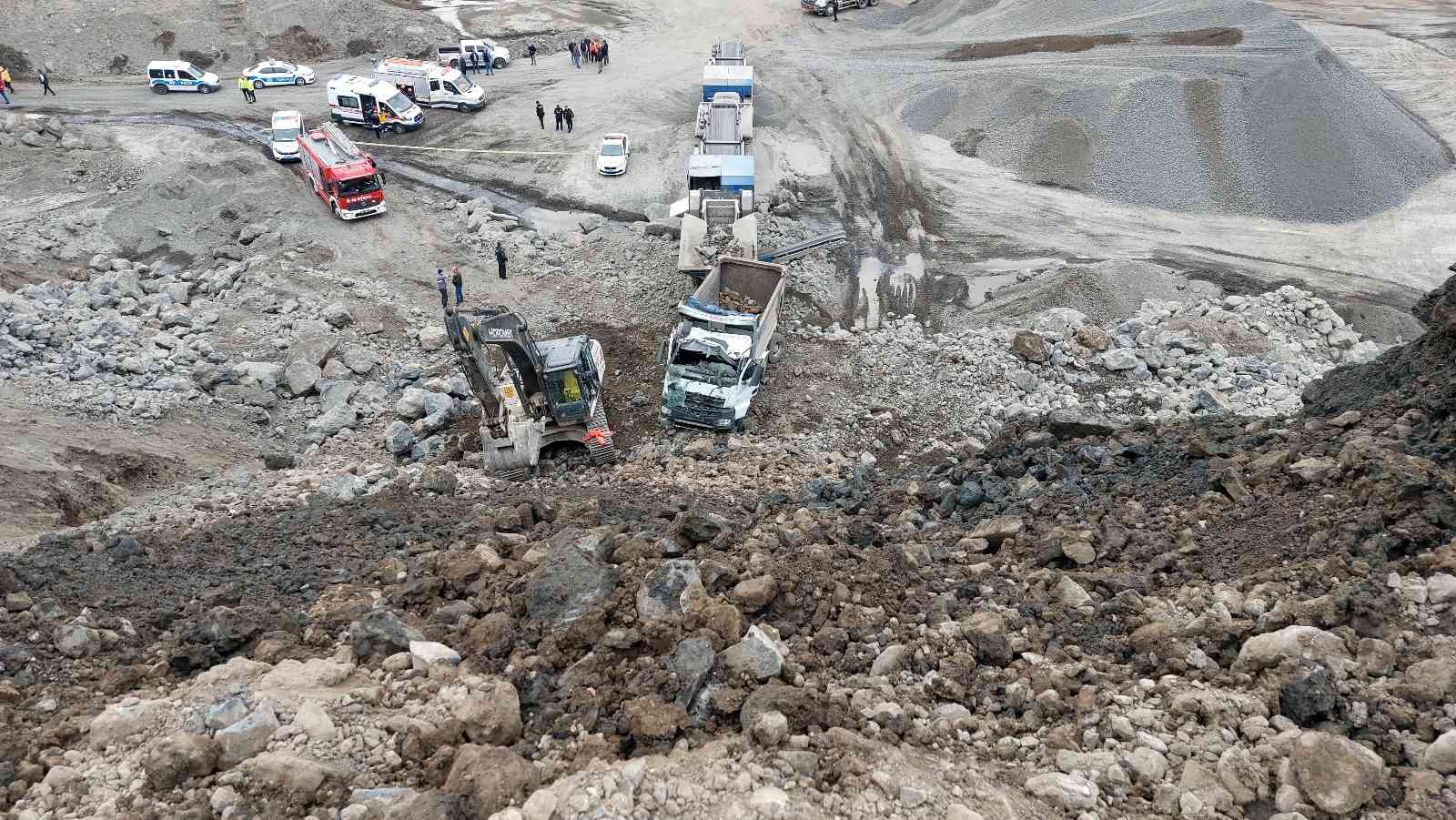 Samsun'da taş ocağında feci kaza: 1 ölü
