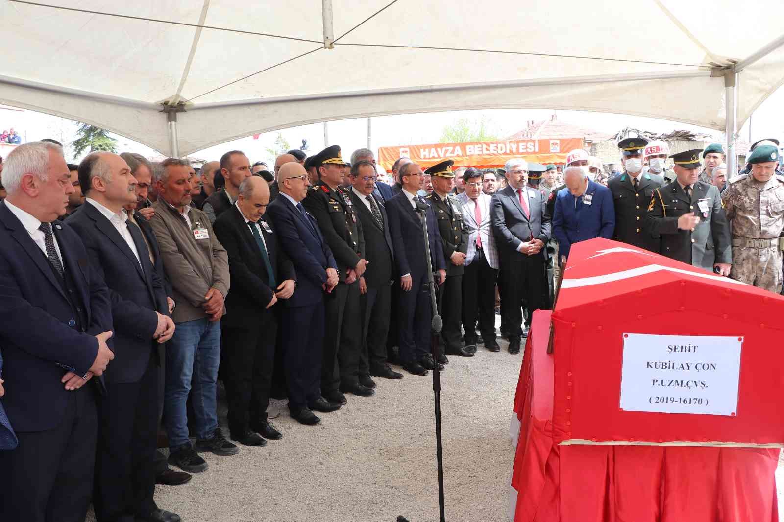 Samsunlu şehit Kubilay Çon'a veda
