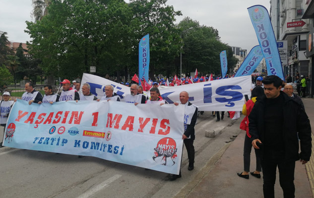 Samsun'da 1 Mayıs'a renkli kutlama