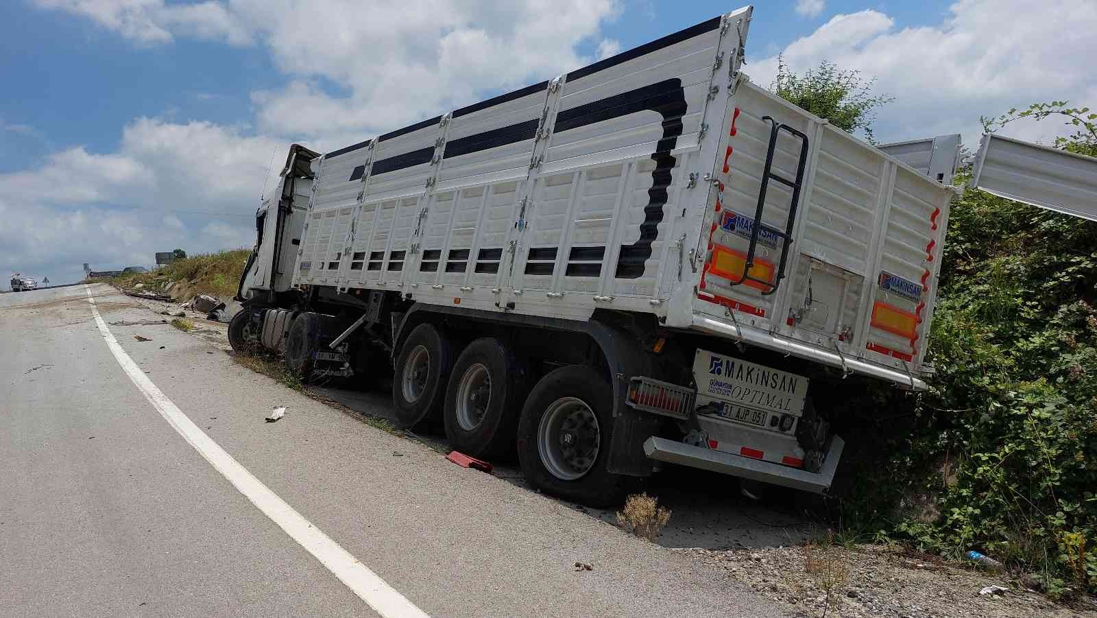 Samsun'da inanılmaz kaza: 1 yaralı
