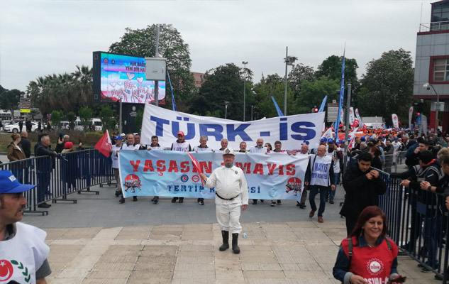 Samsun'da 1 Mayıs'a renkli kutlama