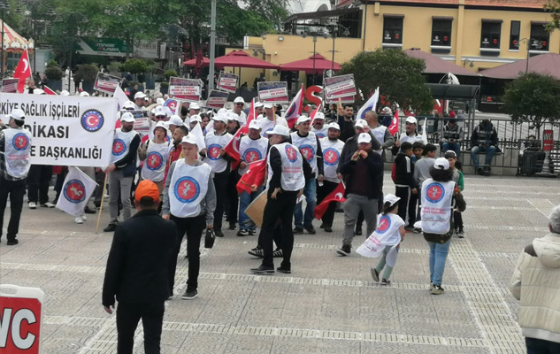 Samsun'da 1 Mayıs'a renkli kutlama