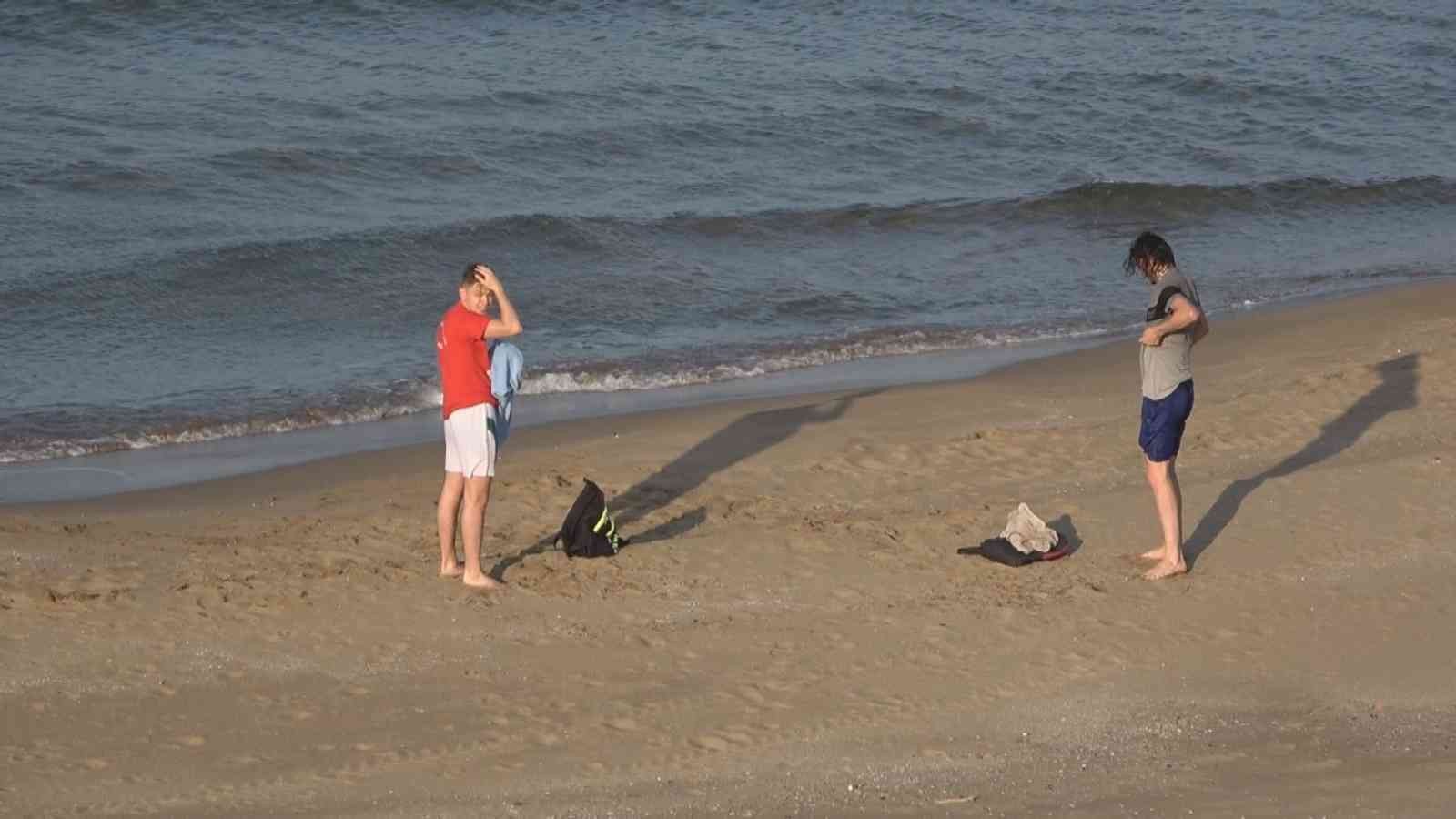 Türkiye'nin en kuzeyi Sinop'ta Kasım ayında deniz keyfi
