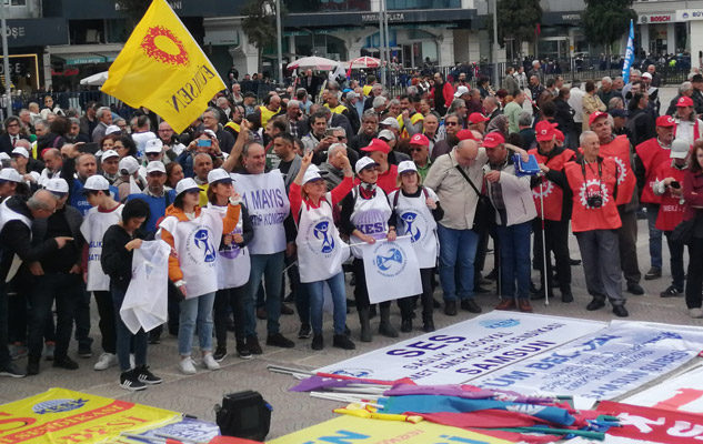 Samsun'da 1 Mayıs'a renkli kutlama