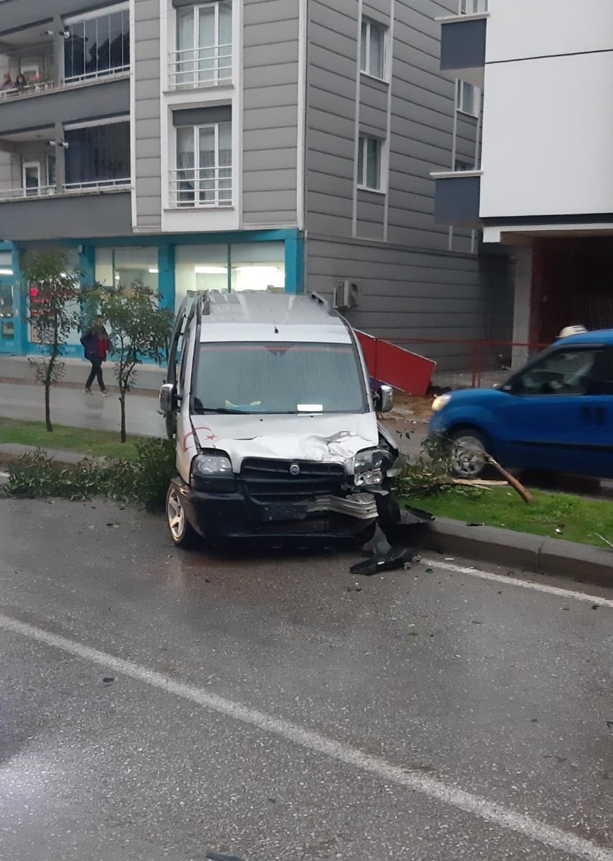 Samsun'da trafik kazası: 5 yaralı
