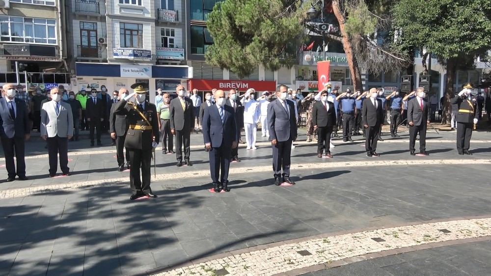 Samsun'da 30 Ağustos Zafer Bayramı törenle kutlandı
