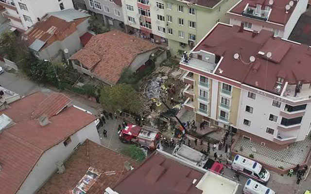 İstanbul'da Askeri Helikopter Düştü: 4 Şehit