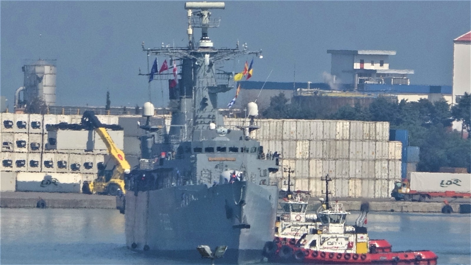 NATO'nun Samsun çıkarması: 3 savaş gemisi limana demirledi
