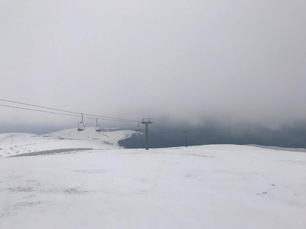 Samsun'da kar sürprizi: Akdağ bembeyaz
