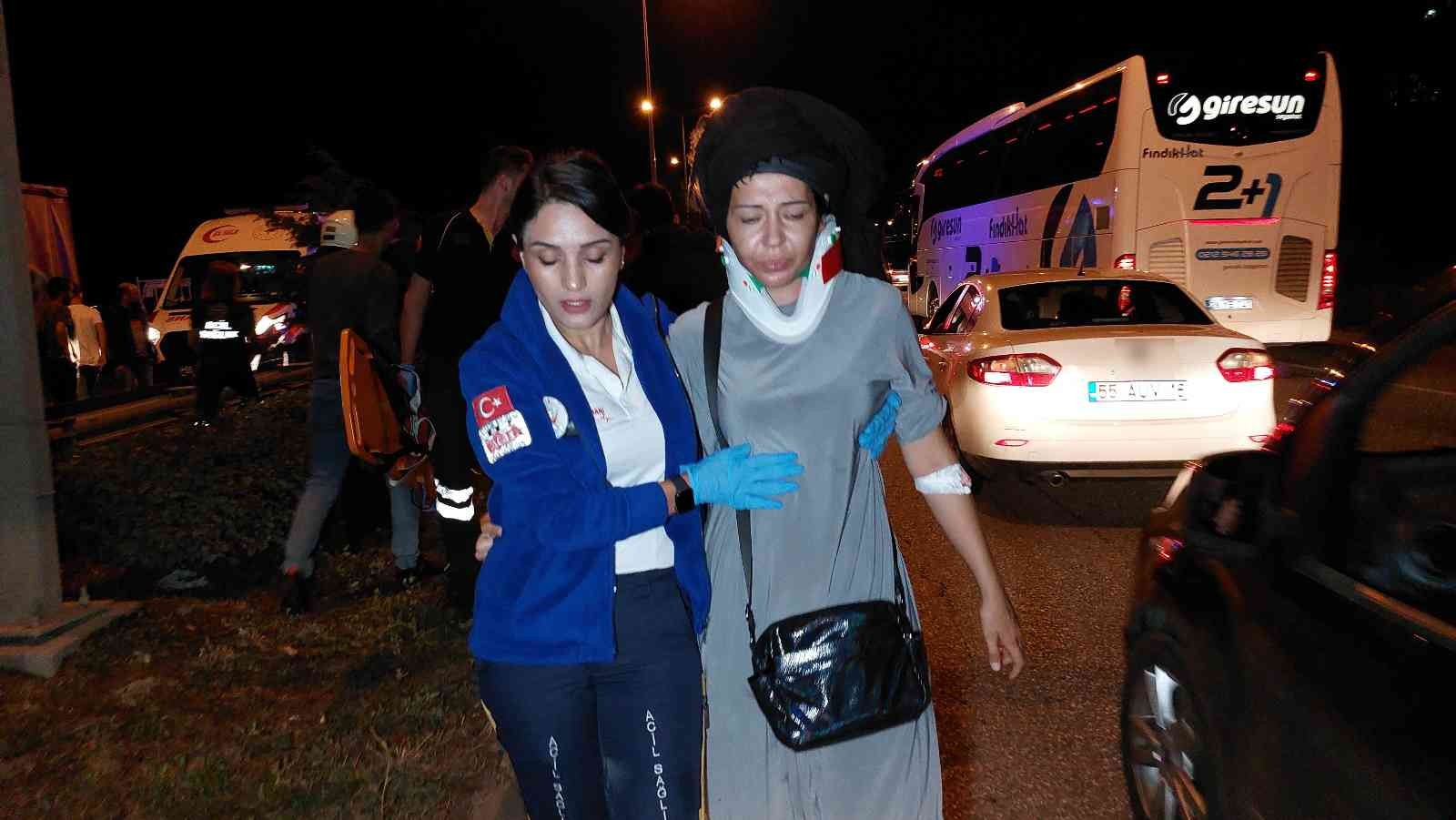 Samsun'da feci kaza: 23 araç birbirine girdi, 18 kişi yaralandı
