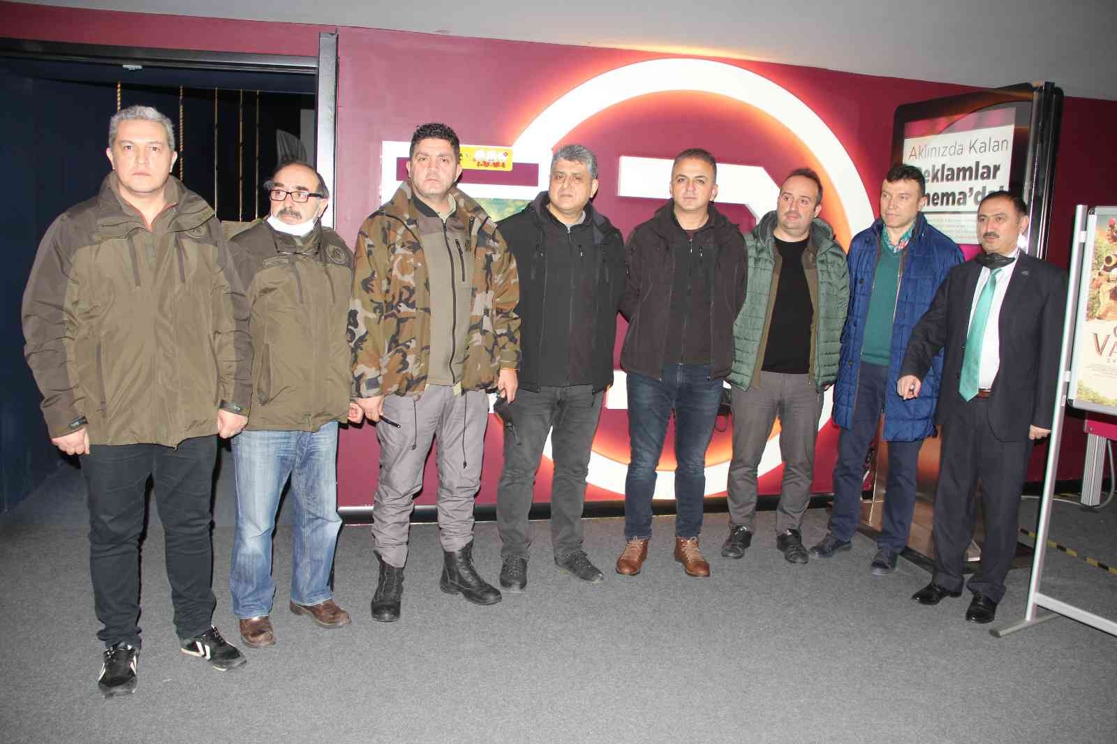 Samsun protokolü 'Orman Vatandır-Çanakkale Ruhu' belgeselini izledi
