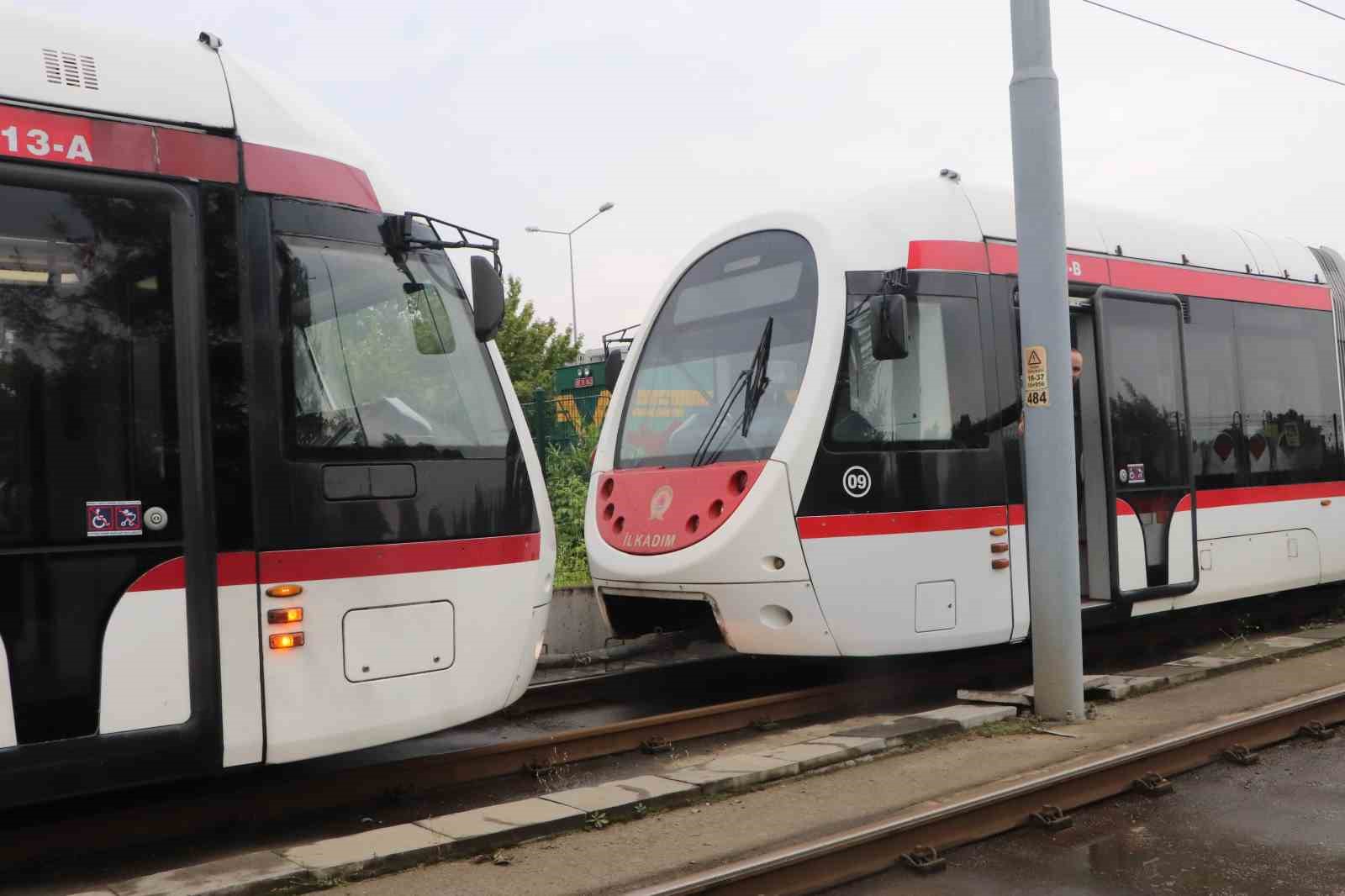 26 kişinin yaralandığı tramvay kazası havadan görüntülendi
