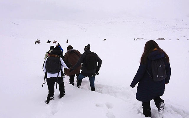 Doğu Anadolu'da Kar Kendini Gösterdi