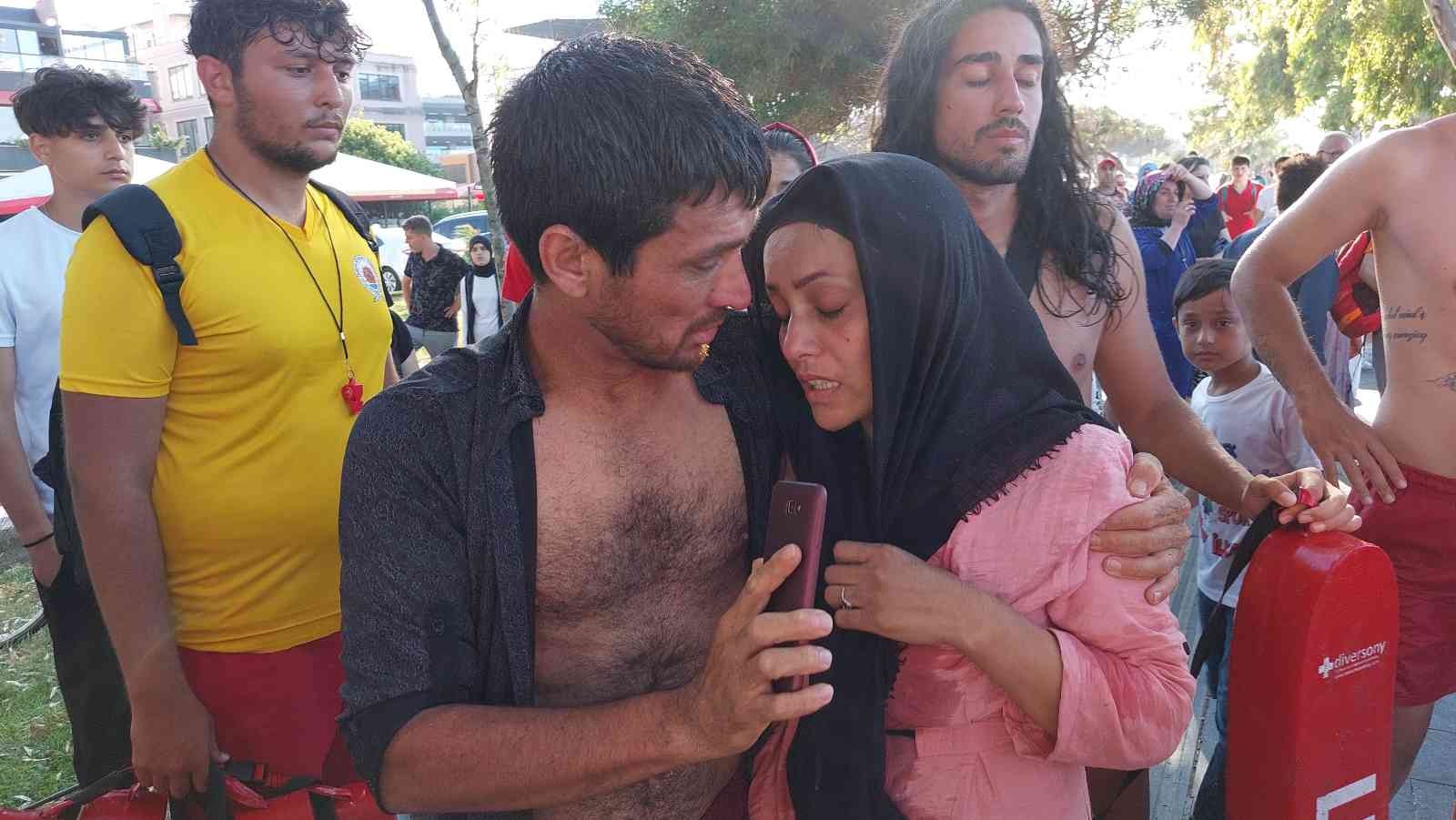 Denizde kaybolduğu sanılan çocuk karada sağ bulundu
