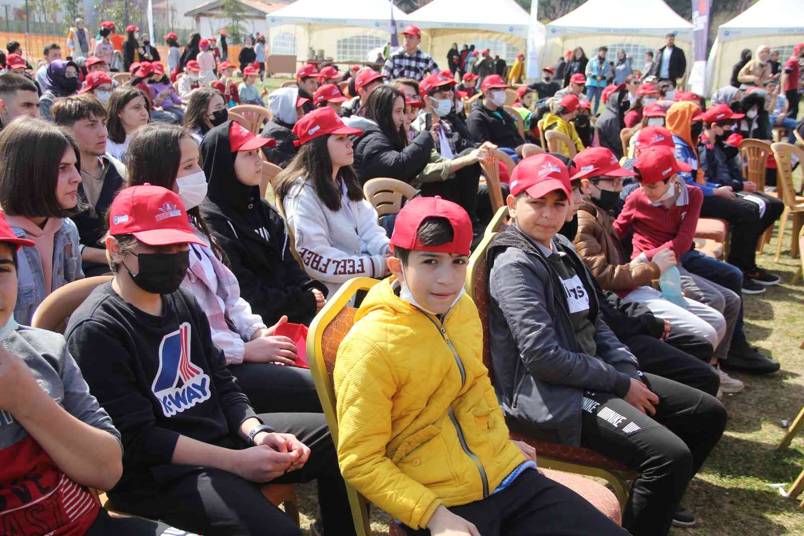 Canik'te roketler fırlatıldı
