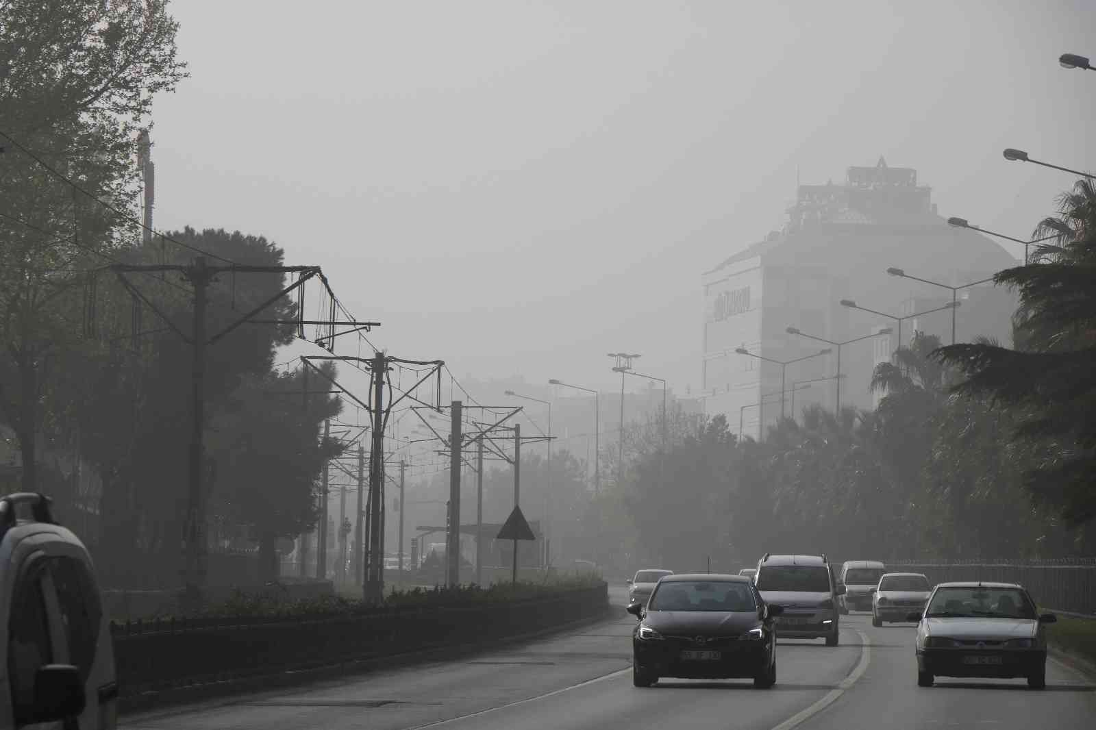 Samsun'da sis ve puslu hava
