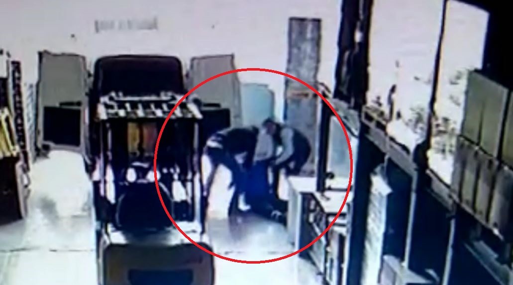 Ölüm anı güvenlik kamerasında
