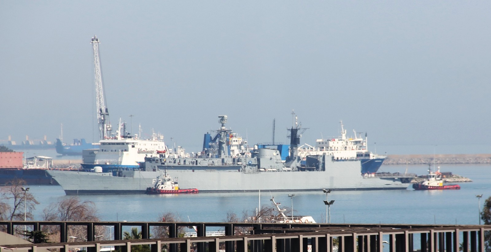 NATO'nun Samsun çıkarması: 3 savaş gemisi limana demirledi
