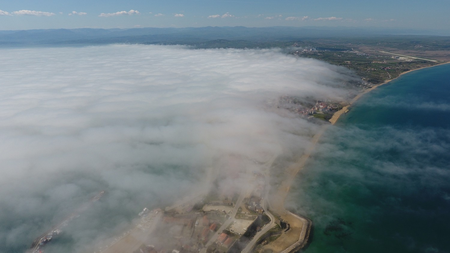 Sinop'ta sis bulutu güzelliği
