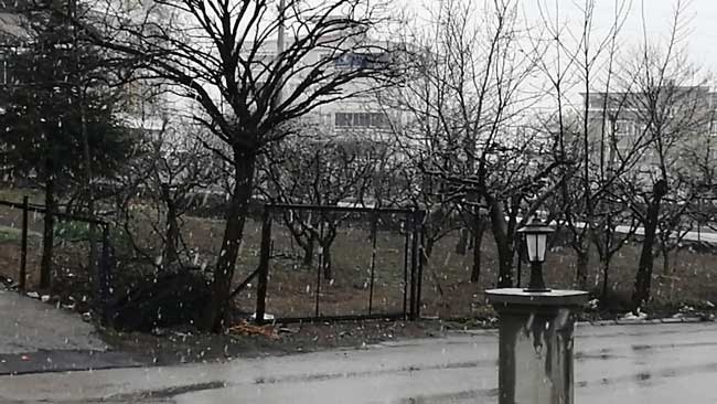Samsun'da kar yağışı başladı