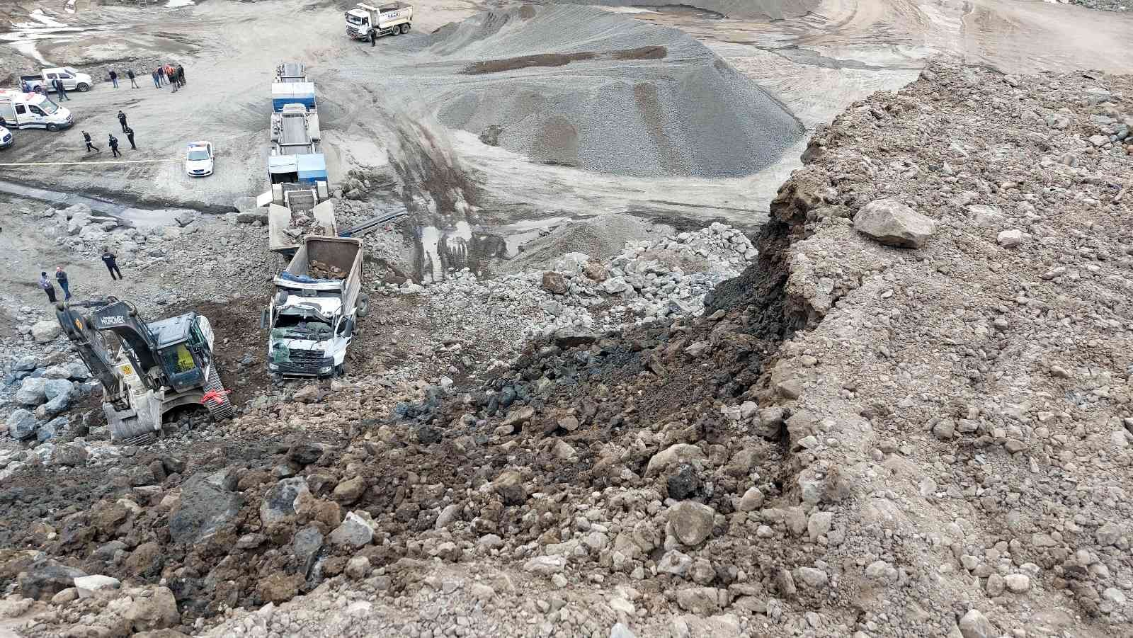 Samsun'da taş ocağında feci kaza: 1 ölü
