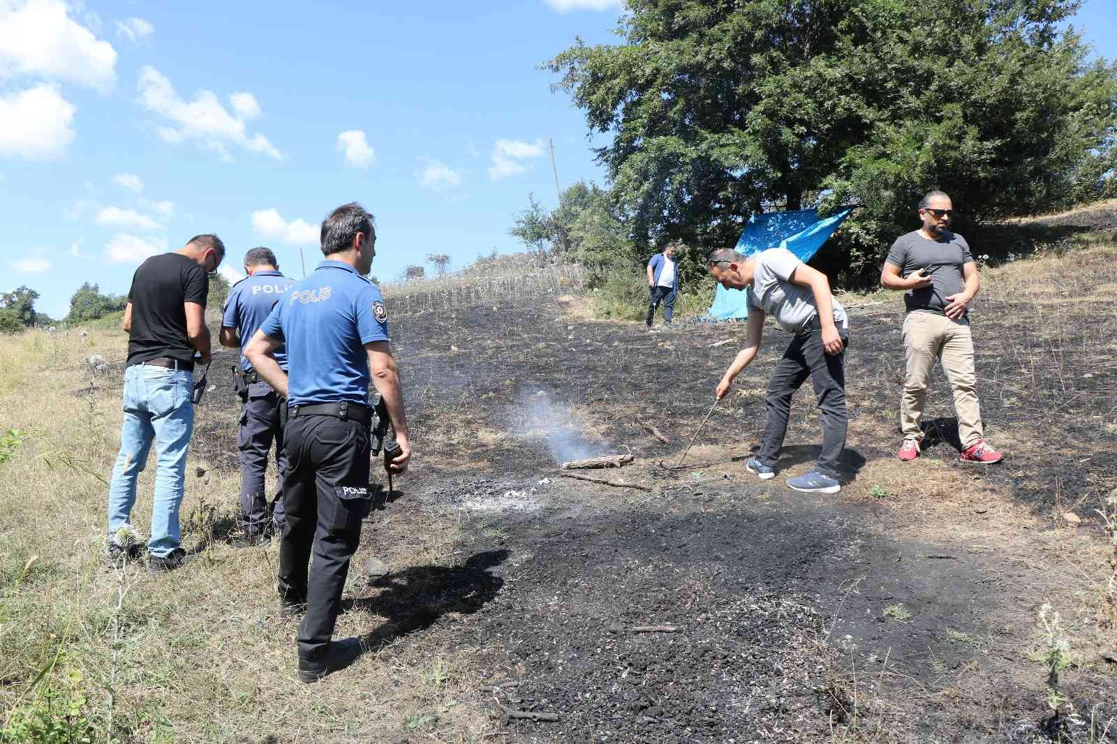 Samsun'da örtü yangını: 3 dönüm alan zarar gördü
