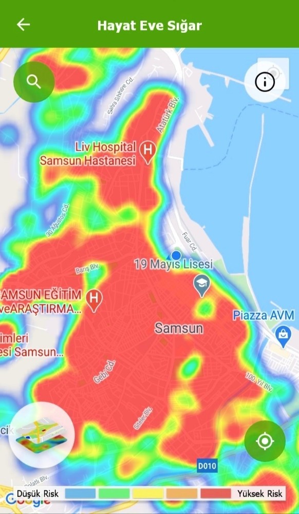 Samsun'da korona olmayan tek yer mezarlıklar
