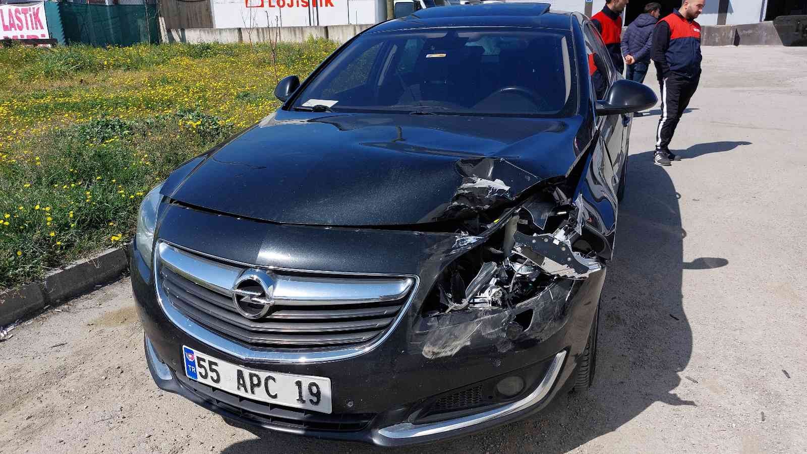 Samsun'da 3 aracın karıştığı zincirleme kaza: 1 yaralı
