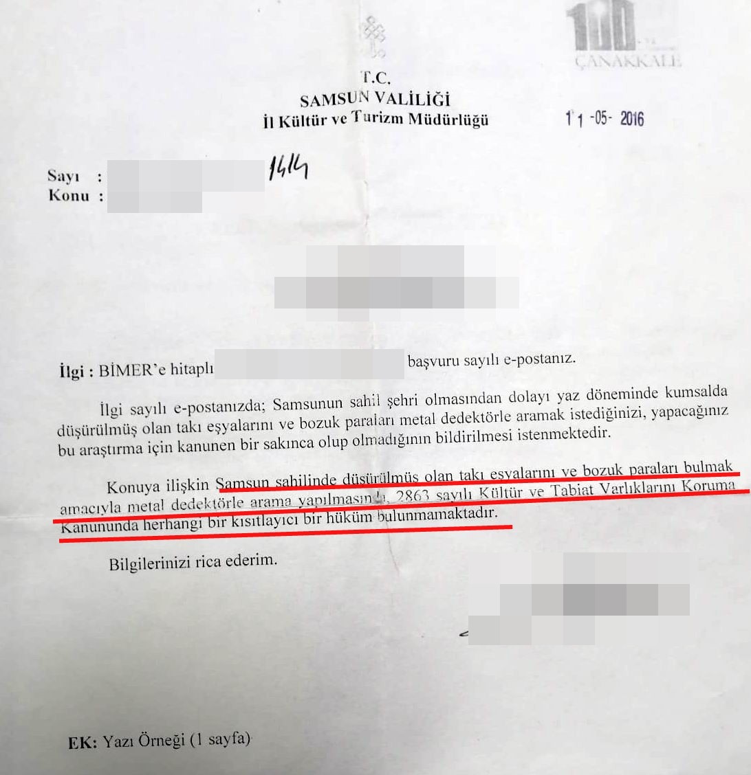 Dedektör ile sahillerde altın arayacaklar dikkat
