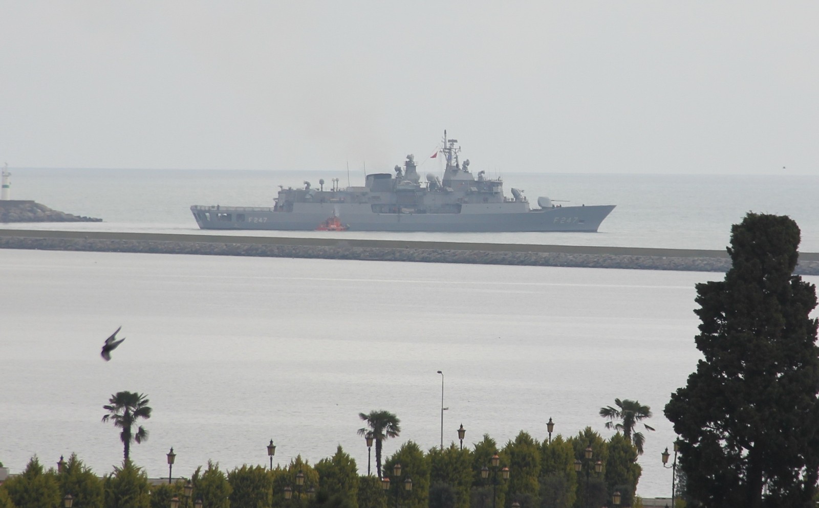 NATO gemileri Samsun'dan ayrıldı
