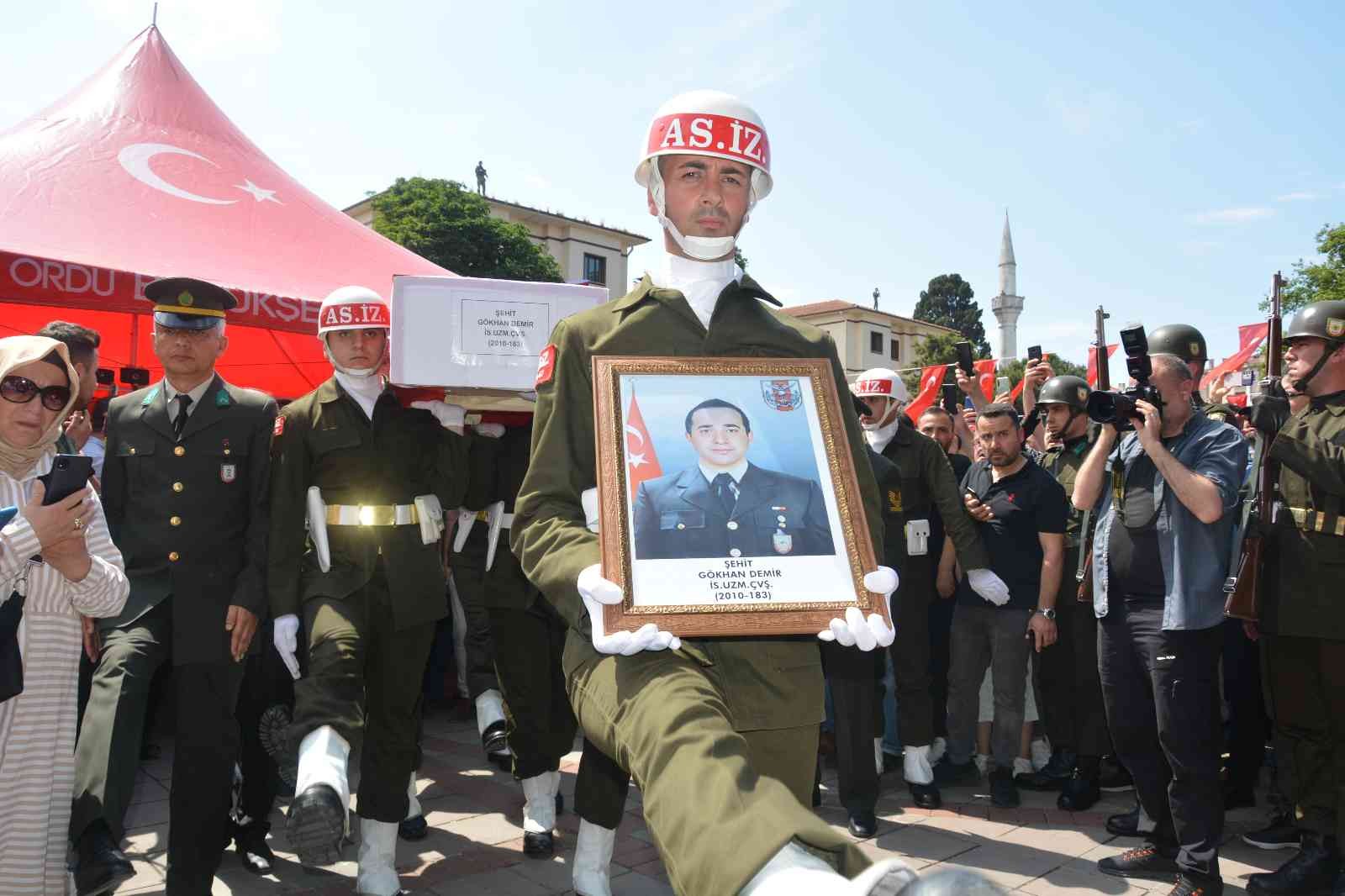 Kuzey Irak şehidi Ordu'da son yolculuğuna uğurlandı
