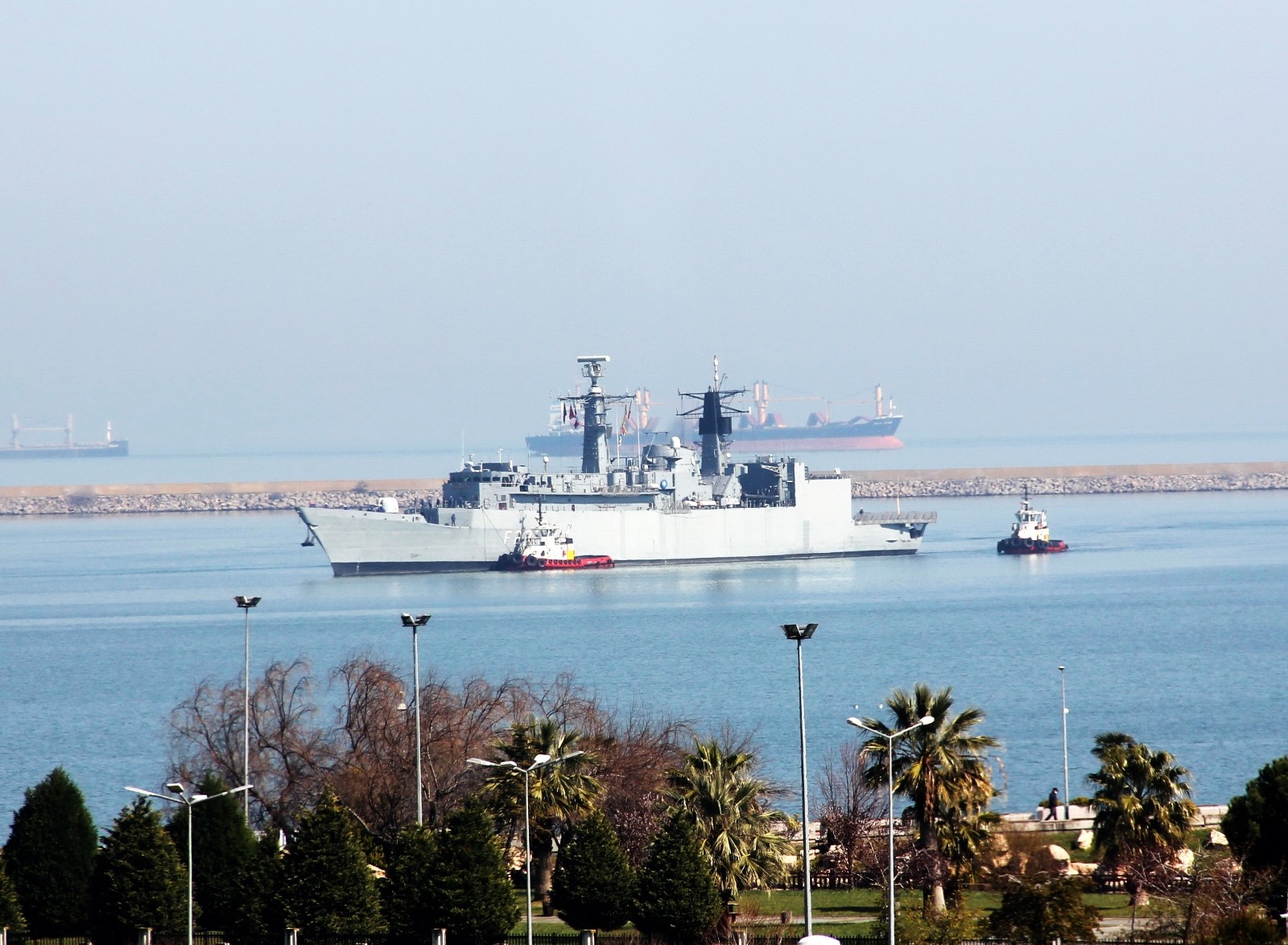 NATO'nun Samsun çıkarması: 3 savaş gemisi limana demirledi
