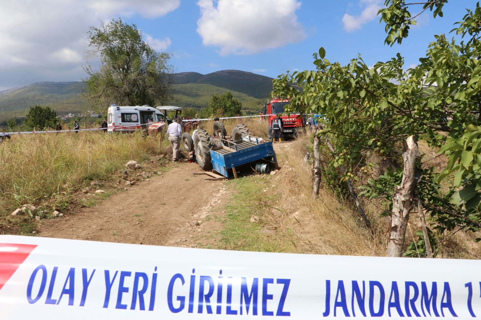 Amasya'da feci kaza: Traktörün altında can verdi
