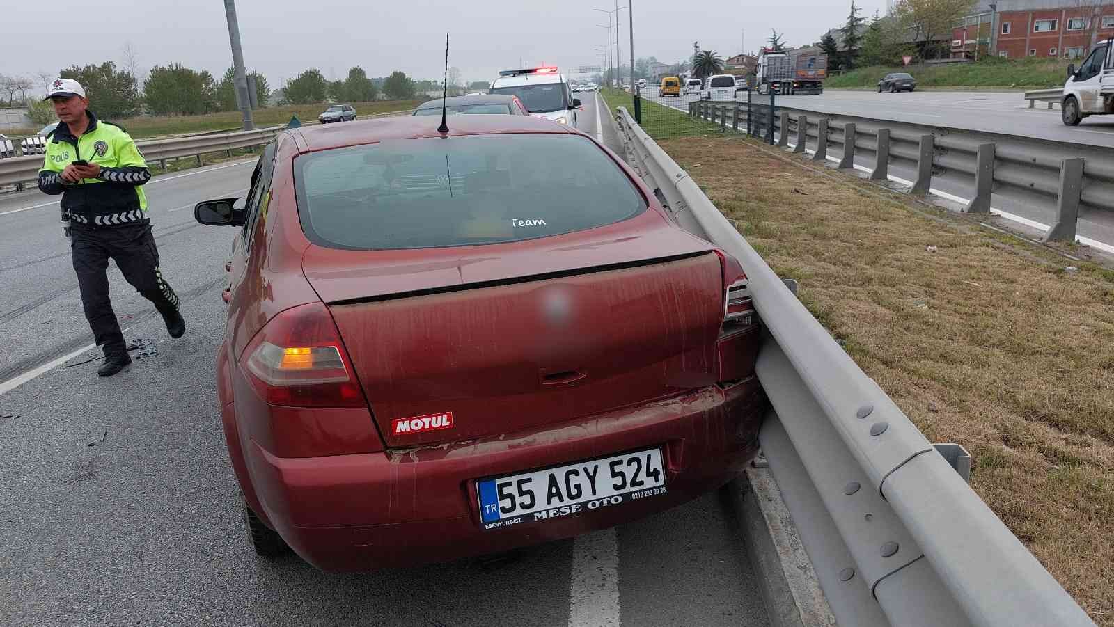 Samsun'da zincirleme kaza
