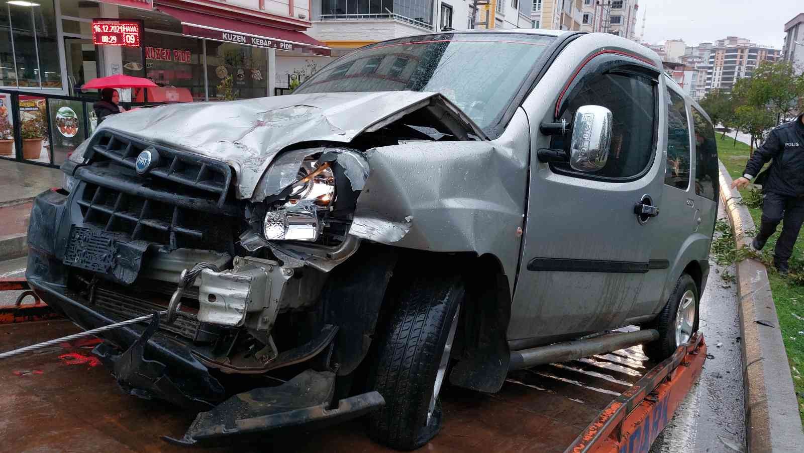 Samsun'da trafik kazası: 5 yaralı
