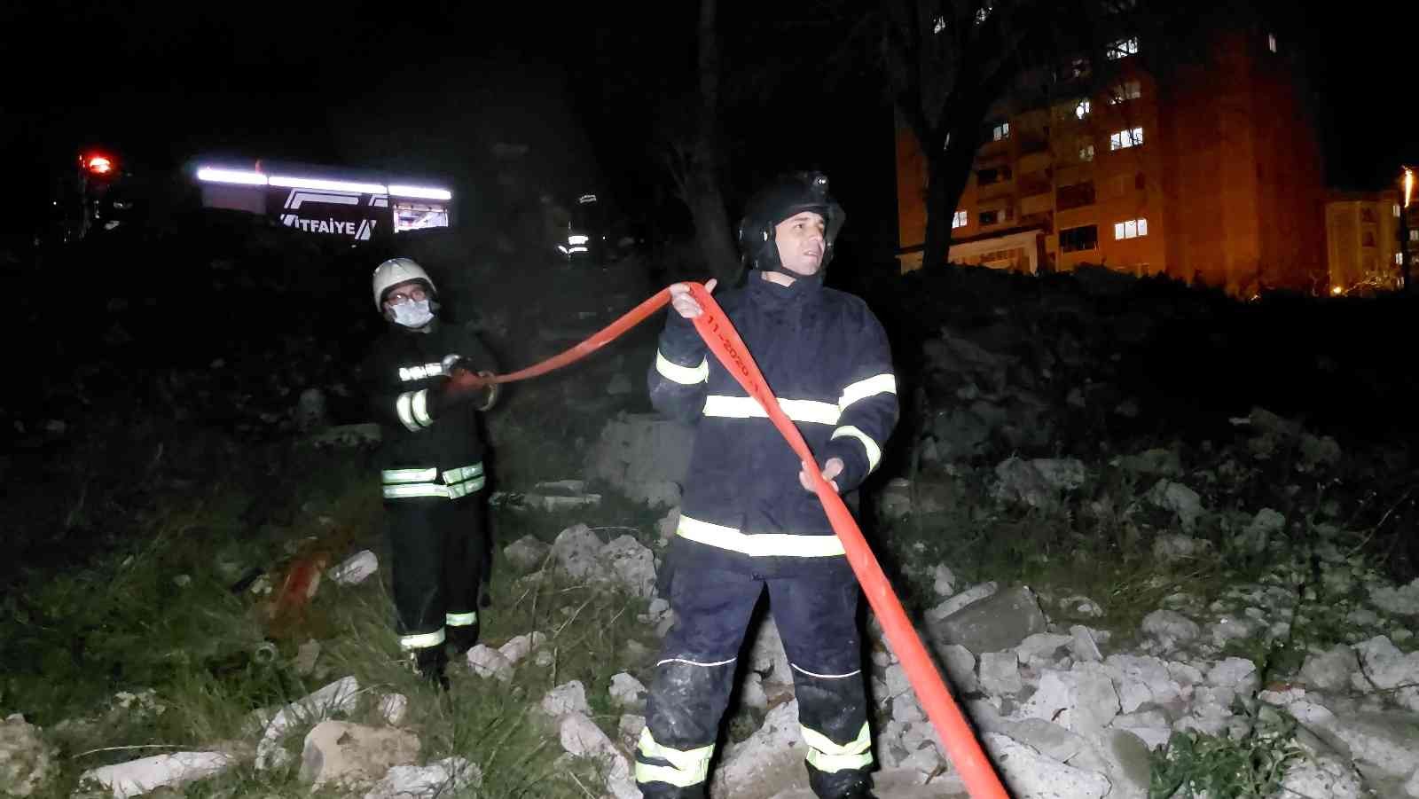 Samsun'da eski hastane binasında yangın
