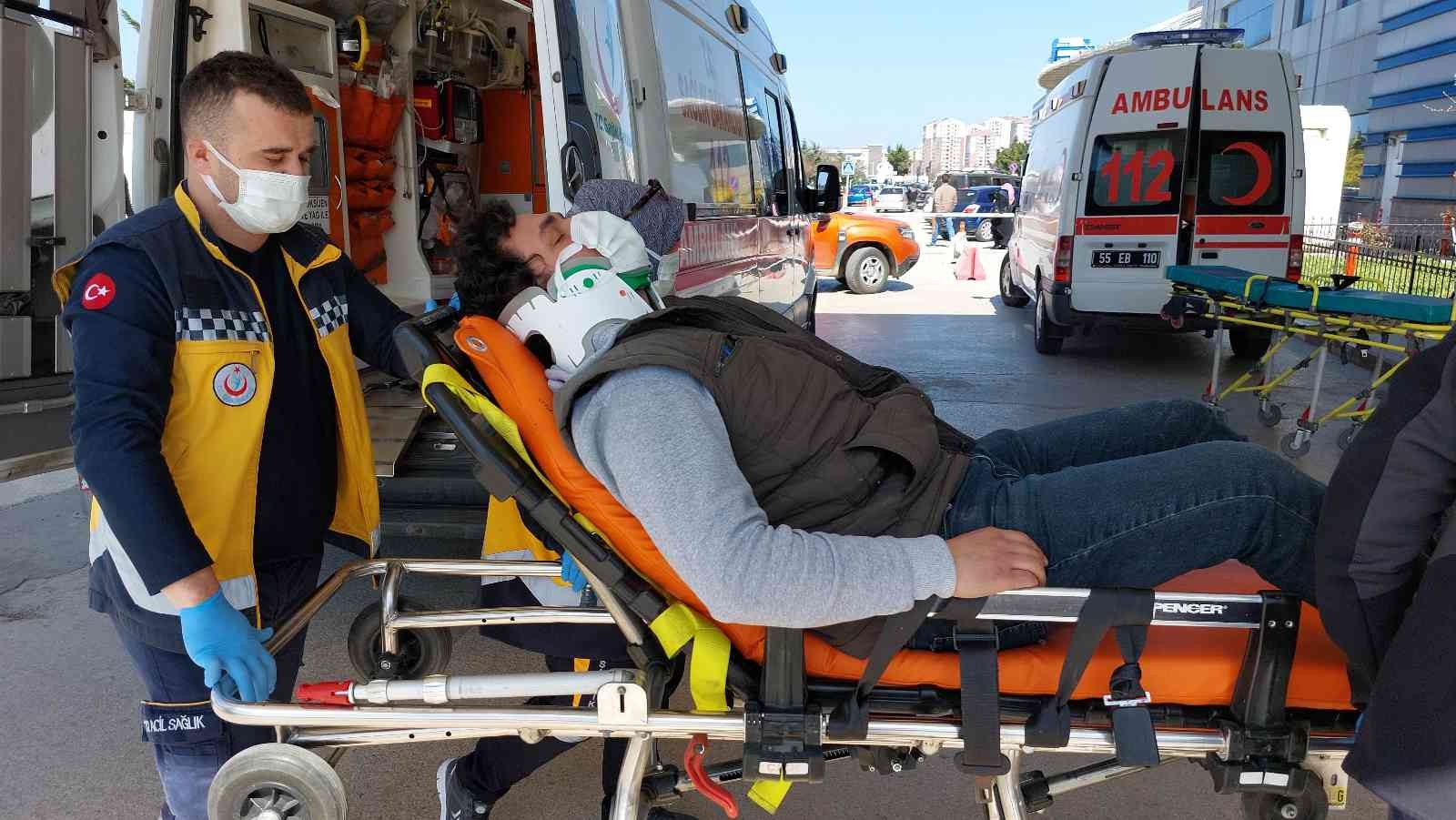 Samsun'da 3 aracın karıştığı zincirleme kaza: 1 yaralı
